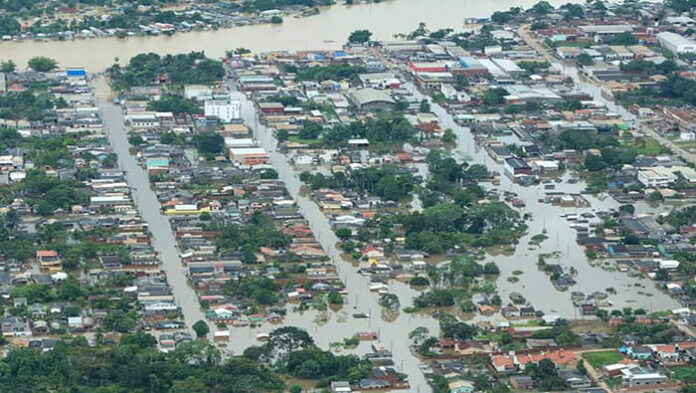 Innundaciones en el sur de la Bahia