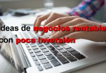 Negocios rentables con poca inversión