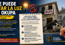 Ya se puede cortar la luz a un okupa se puede cortar la luz a un okupa